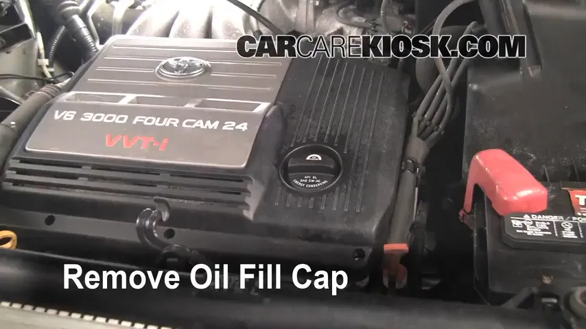 2002 Toyota Highlander Limited 3.0L V6 Oil Add Oil